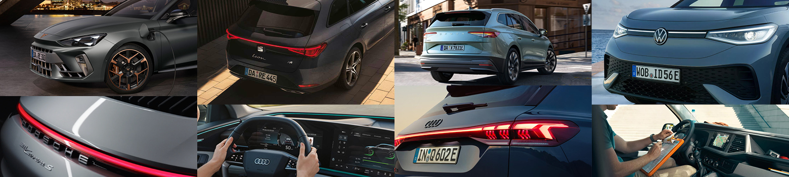 VGRD FLEET MÜNCHEN: Siebeb Marken: Seat Skoda VW Volkswagen Nutzfahrzeuge Cupra Porsche